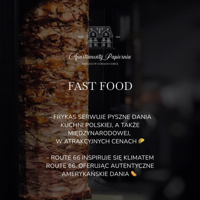 Frykas, Route 66, Mszana Dolna