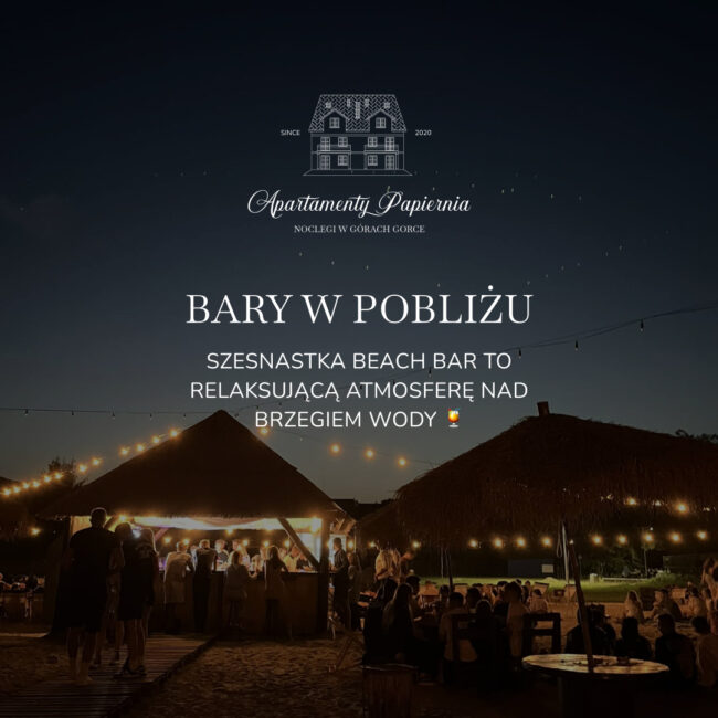 Bar szesnastka beach bar, Mszana Dolna