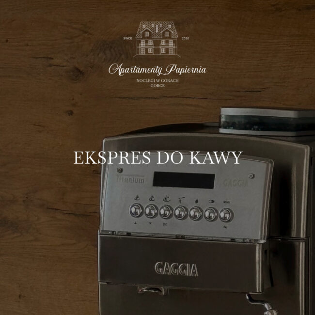 W ofercie Apartamenty Papiernia, noclegi w górach Gorce - kawa. Pobyt w Gorcach