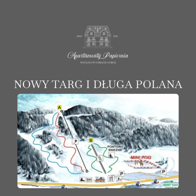 Długa Polana to kameralny ośrodek idealny dla początkujących narciarzy. Noclegi blisko stoku zapewniają wygodny dostęp do tras, a po dniu na nartach polecamy noclegi w górach, w agroturystyce lub eleganckich apartamentach Papiernia, które oferują komfortowy wypoczynek.