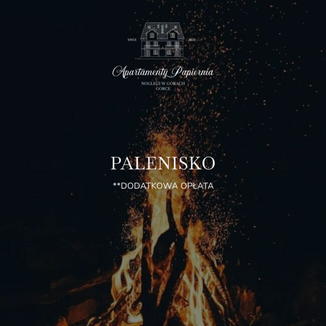 W ofercie Apartamenty Papiernia, noclegi w górach Gorce - palenisko. Pobyt w Gorcach