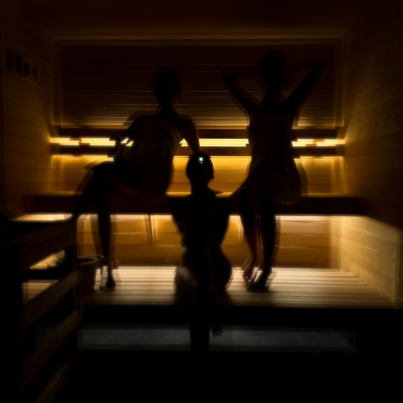 Relaksująca atmosfera w saunie i strefie wellness, idealne miejsce na odprężenie po aktywnym dniu. Apartamenty Papiernia noclegi w górach Gorce